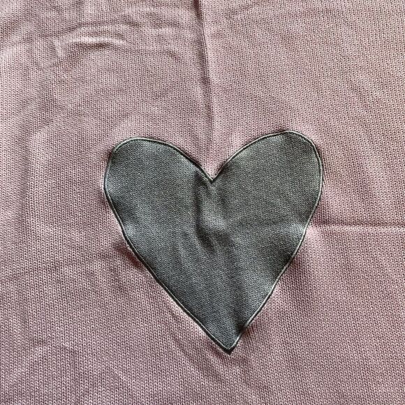 Beautiful Pink cotton knit baby blanket - Picture 2 of 3